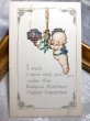 画像1: Postcard  クリスマス　ヤドリギを飾るキューピーちゃん　天使　Rose O'Neil　（未使用） (1)