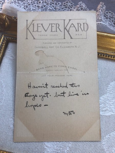 画像4: Postcard  海に飛び込むキューピーちゃん 天使 立体カード Rose O'Neil (未使用) (4)