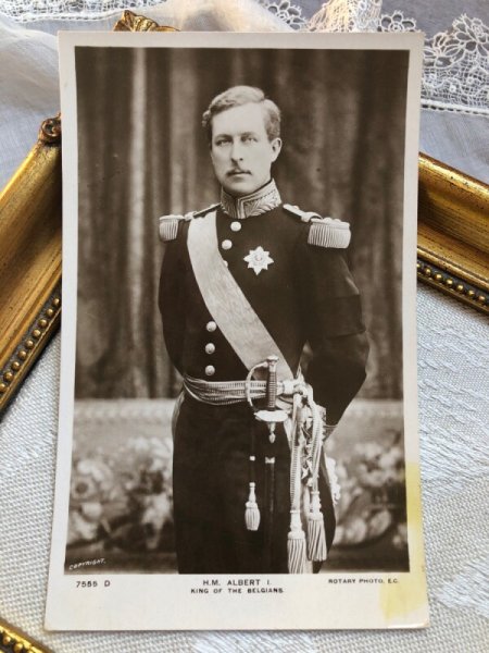 画像1: Postcard　ベルギー王室　 アルベール1世　ベルギー王　H.M.ALBERT　（未使用） (1)