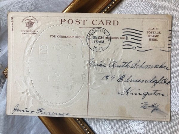 画像2: ▼SALE500▼ Postcard クリスマス ホーリー (2)