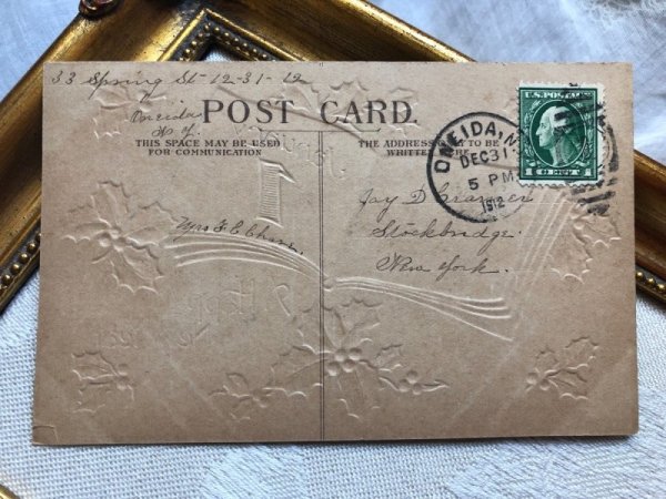 画像2: ▼SALE500▼ Postcard 新年祝い ホーリー (2)