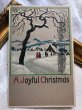 画像1: Postcard  クリスマス　Xmas　教会へ向かう人々　雪景色 (1)