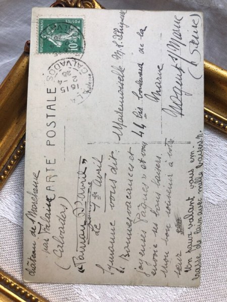 画像2: ▼SALE500▼ Postcard 女の子 写真 フランス1925年 (2)