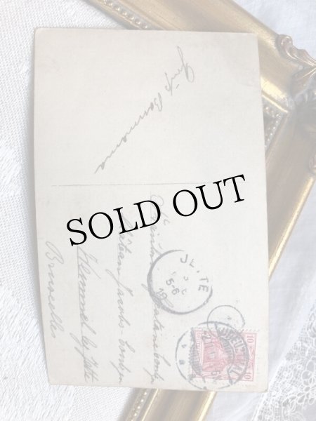 画像3: Postcard　鳥かごと女の子　ドイツ1910年 (3)