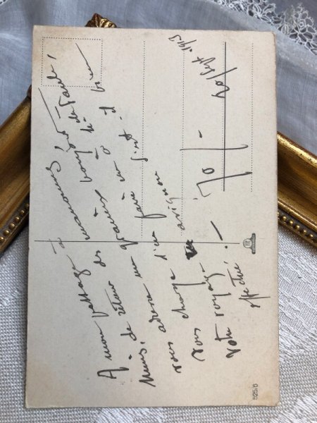 画像3: Postcard 　お花籠と女の子　 (3)