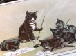 画像2: Trade card　Eureka Silk アンティークトレードカード　子猫の学校　書き方の時間　Helena Maguire (2)