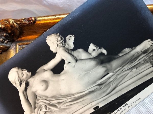 画像2: ▼SALE 500▼ Postcard  ルクセンブルグ美術館 彫刻 CRAUK(未使用) (2)