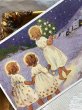 画像2: Postcard 　クリスマス　ツリーと女の子（天使）　1920年 (2)
