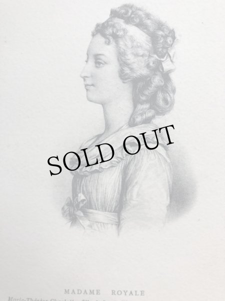 画像2: Postcard　フランス王室　マリー・テレーズ・シャルロット　Marie Thérèse Charlotte　フランス国王ルイ16世と王妃マリー・アントワネットの長女（未使用） (2)