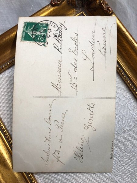 画像3: Postcard  抱擁をする女の子 姉妹  Grete Reinwald フランス1912年 (3)