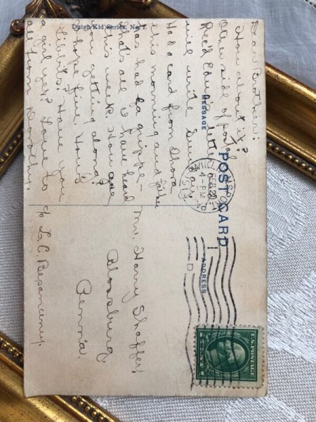 画像2: ▼SALE 500▼ Postcard  オランダ服の子供たち プルトイ (2)