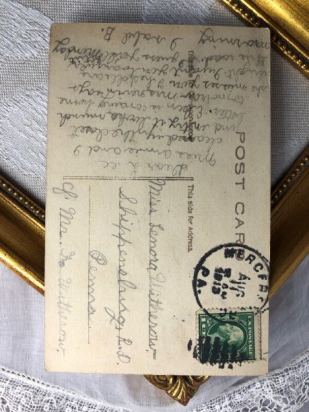 画像3: Postcard 女性と祝杯を挙げる天使 (3)