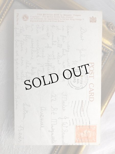 画像3: ▼SALE 500▼ Postcard　木製自転車に乗るリスの家族　Margaret Tempest (3)
