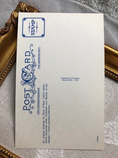 画像2: Postcard  　キューピーちゃん　Rose O'Neil　アメリカ1970年代　（未使用） (2)