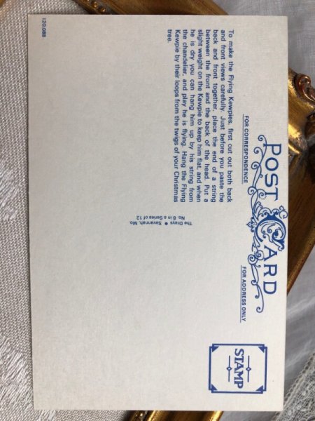 画像2: Postcard   ファーマーのキューピーちゃん 農夫 オーナメント Rose O'Neil アメリカ1970年代 (未使用) (2)