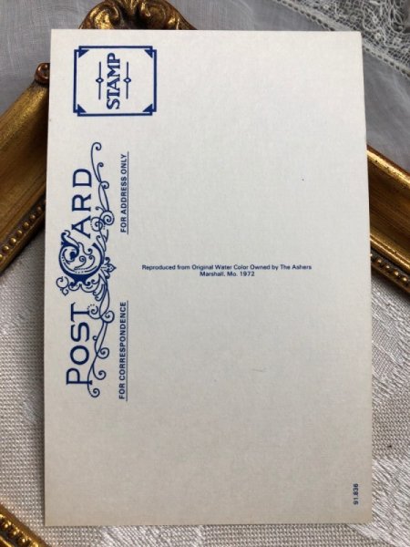 画像3: Postcard  　ソリとクリスマスツリーとキューピーちゃん　Rose O'Neil　アメリカ1970年代　（未使用） (3)