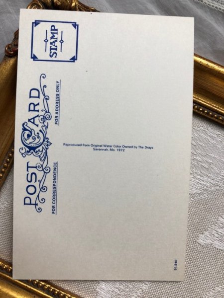 画像2: Postcard   サーカスのキューピーちゃん Rose O'Neil アメリカ1970年代 (未使用) (2)