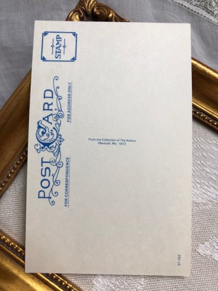 画像3: Postcard  　リスさんと食事をするキューピーちゃん　Rose O'Neil　アメリカ1970年代　（未使用） (3)