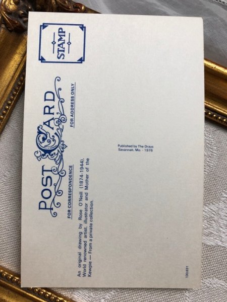 画像2: Postcard   キューピーちゃん Rose O'Neil アメリカ1970年代 (未使用) (2)