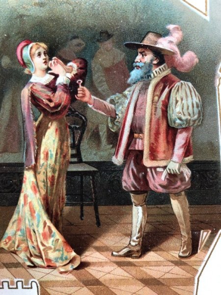 画像2: Bon Marche   ボンマルシェカード 童話 BARBE BLEUE 青髭3 (2)