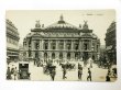 画像1: Postcard  アンティークポストカード　フランス　パリ　オペラ座前（未使用） (1)