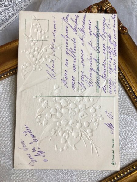画像3: Postcard  スズランのお花 フランス (3)