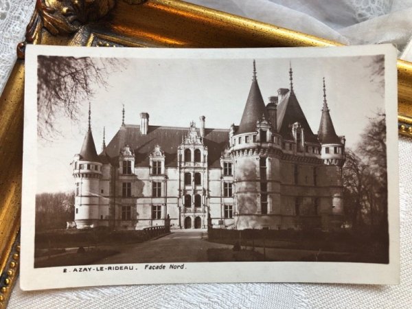 画像2: Postcard  アンティークポストカード フランス アゼ・ル・リドー城(未使用) (2)