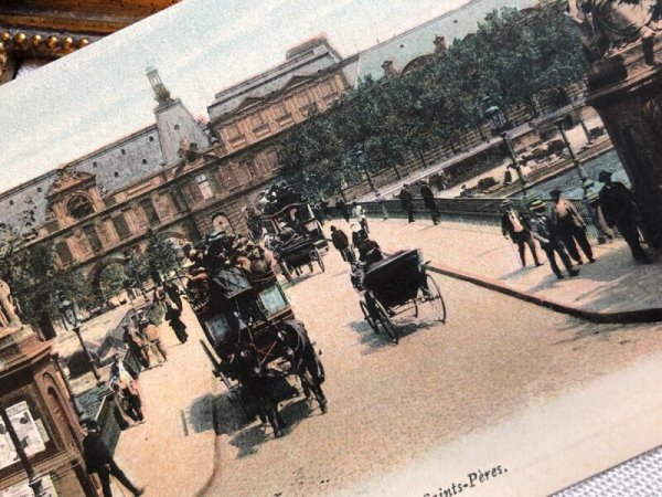 画像3: Postcard  アンティークポストカード フランス パリ サンピエール橋 LL (未使用) (3)