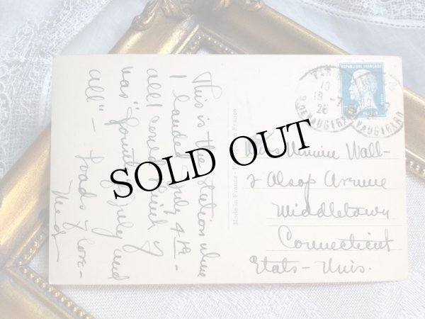 画像3: Postcard  アンティークポストカード　パリ　Gare St Lazare, cote Rome 1928年 (3)