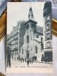 画像2: Postcard  アンティークポストカード　パリ  Eglise St Francois de Sales 教会の前の子供たち（未使用） (2)