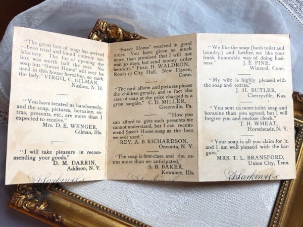 画像5: Trade card アンティークトレードカード フクロウのカップルと酔っ払いのカエルさん キノコ アメリカ (5)