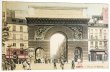 画像1: Postcard  アンティークポストカード　フランス　パリ　ポルト・サン＝マルタン（未使用） (1)