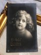 画像2: Postcard    真珠の首飾りの女の子  Grete Reinwald　ベルギー1918年 (2)