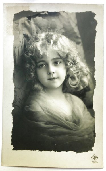 画像1: Postcard    美しい女の子  Grete Reinwald　1911年 (1)
