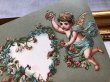 画像3: Postcard  　アンティークポストカード　ハートのリースと天使たち　フランス1908年 (3)