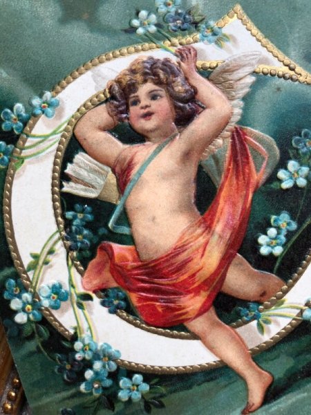 画像3: Postcard  アルファベットの天使 C  Ellen Clapsaddle フランス1907年 (3)