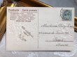 画像6: Postcard  　アンティークポストカード　ハートのリースと天使たち　フランス1908年 (6)