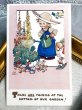 画像2: Postcard 　アンティークポストカード　ガーデニングをする女の子と妖精たち　Mable Lucie Attwell　（未使用） (2)