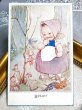 画像2: Postcard 　アンティークポストカード　お花摘みの女の子と遊ぶ妖精ブーブー　Mable Lucie Attwell　（未使用） (2)