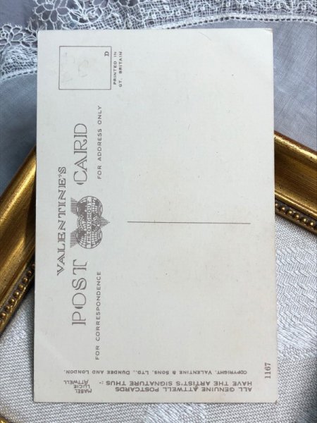 画像4: Postcard 　アンティークポストカード　妖精ブーブーたちとダンスをする子どもたち　キノコ　ネズミ　　Mable Lucie Attwell　（未使用） (4)