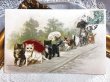 画像2: Postcard  アンティークポストカード　みんなでお出かけ　猫　Helena Maguire　フランス1907年 (2)