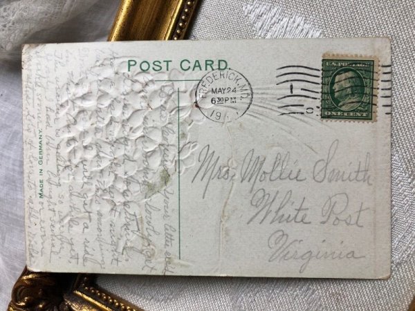 画像3: ▼SALE 500▼Postcard   アンティークポストカード スミレのお花 (3)