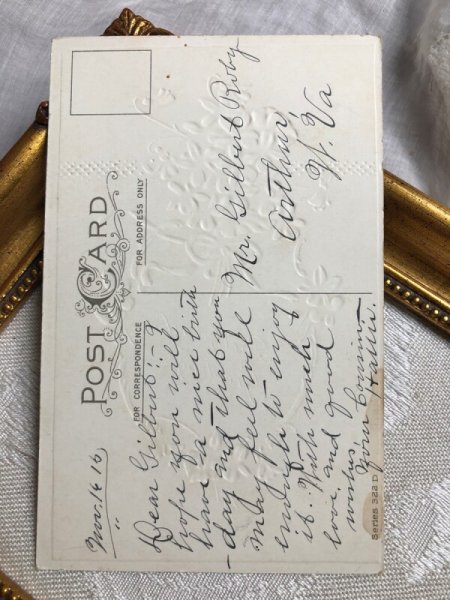 画像3: ▼SALE 500▼Postcard   アンティークポストカード スミレのお花 (3)