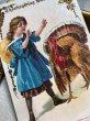 画像3: Postcard 　アンティークポストカード　感謝祭　サンクスギビング　七面鳥と女の子　F.Brundage (3)