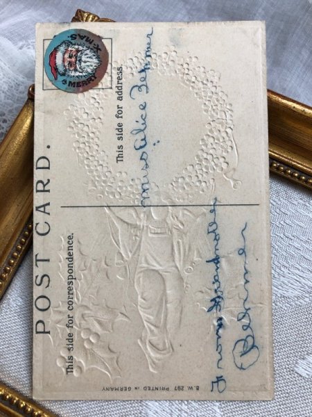 画像4: Postcard   アンティークポストカード クリスマス Christmas  天使  (4)