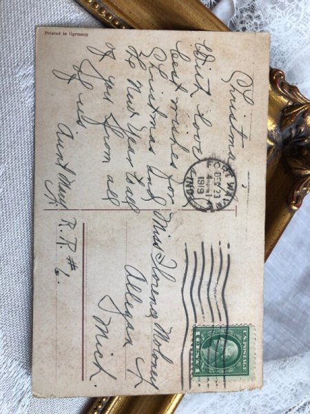 画像4: Postcard   アンティークポストカード クリスマス Christmas 聖母子と天使たち (4)