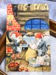 画像2: Postcard  　アンティークポストカード　クリスマス　Christmas プレゼントを用意する小人妖精たち　Stima Broome ノルウェー1949年 (2)