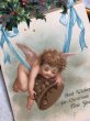 画像3: Postcard  　アンティークポストカード　クリスマス　Christmas  天使のベル　Francis Brundage (3)