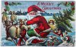 画像1: Postcard　アンティークポストカード　クリスマス　サンタクロース　アメリカ1911年 (1)