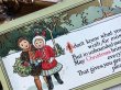 画像3: Postcard　アンティークポストカード　クリスマス 　雪道を歩く子どもたち (3)